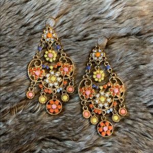 Colorful Chandelier Earrings